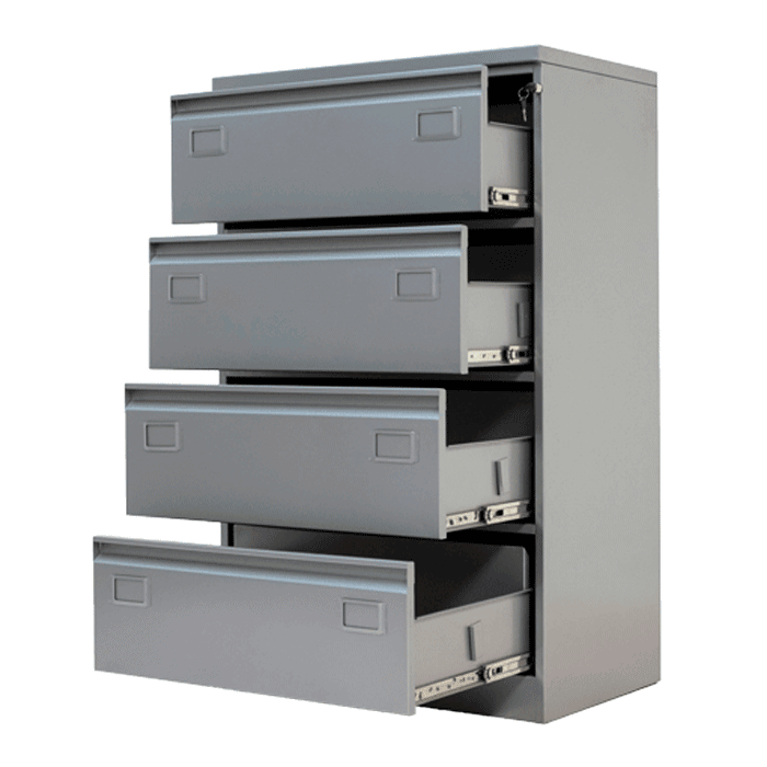 ARCHIVERO DE 4 GAVETAS HORIZONTAL