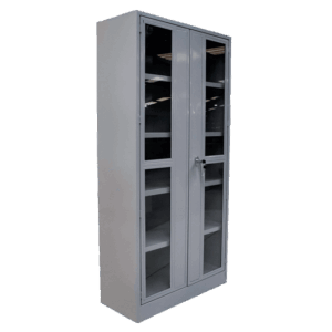 GABINETE CON PUERTAS TRANSPARENTES
