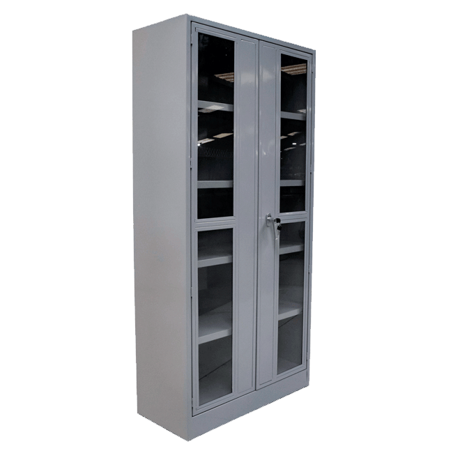 GABINETE CON PUERTAS TRANSPARENTES