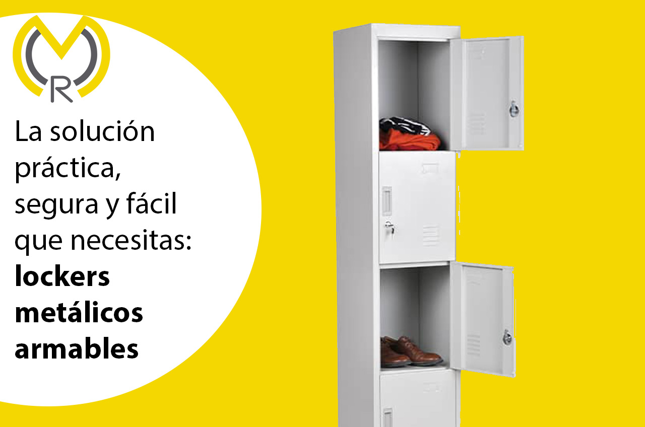 La solución práctica, segura y fácil que necesitas: lockers metálicos armables